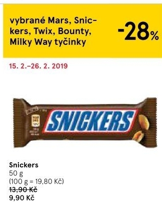 Tyčinka Snickers