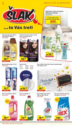 akční leták Šlak drogerie 12.2.2019-26.2.2019