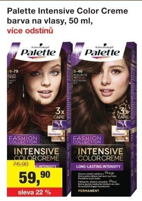 Barva na vlasy Intensive Color Creme Palette Schwarzkopf