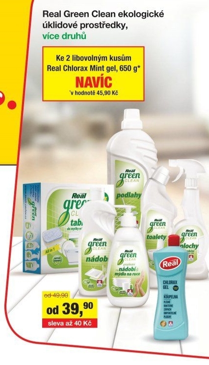 Čistící prostředky Reál Green Clean