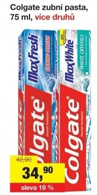 Pasty na zuby Colgate