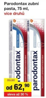 Pasty na zuby Parodontax