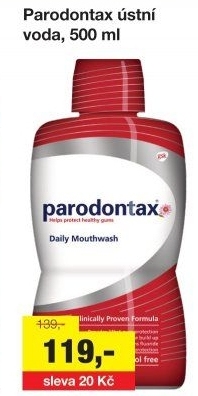 Ústní voda Parodontax