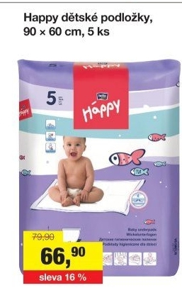 Podložky přebalovací Háppy Bella