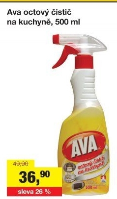 Octový čistič na kuchyně AVA