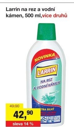 Čistič na rez a vodní kámen Larrin