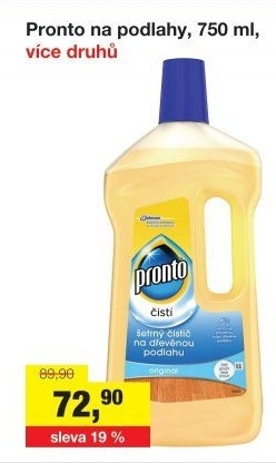 Čistič na podlahy Pronto