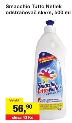 Tekutý odstraňovač skvrn Neflek Smacchio Tutto Madel