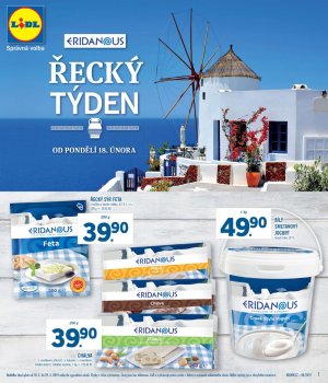 akční leták Lidl 18.2.2019-24.2.2019