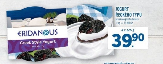 Ochucený jogurt smetanový řecký Eridanous