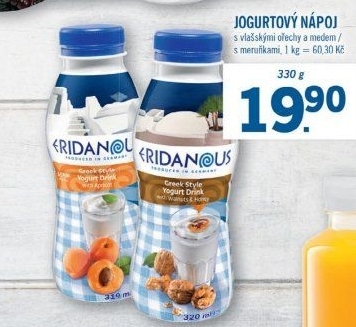 Jogurtový nápoj Eridanous