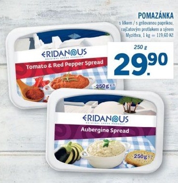 Pomazánka s lilkem Eridanous