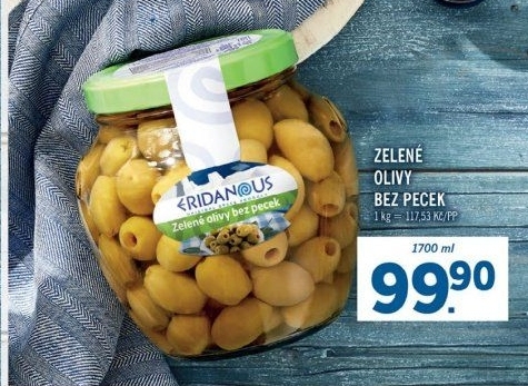 Olivy zelené Eridanous