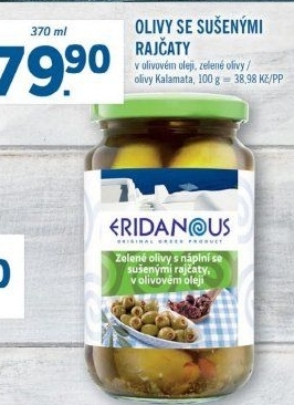 Olivy plněné Eridanous