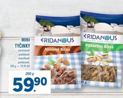 Tyčinky řecké mini Eridanous