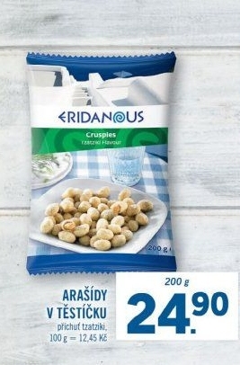 Arašídy v těstíčku Eridanous