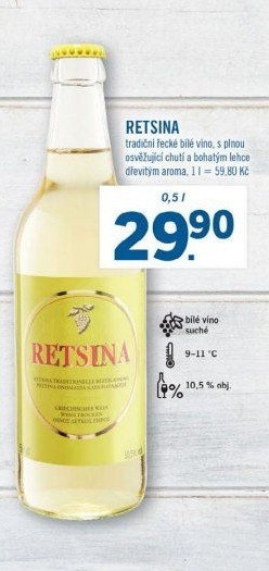 Vína řecká Retsina