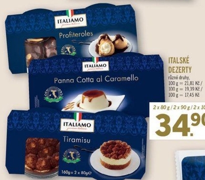 Dezert Italský Italiamo