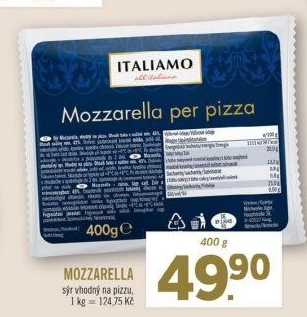 Sýr Mozzarella Italiamo