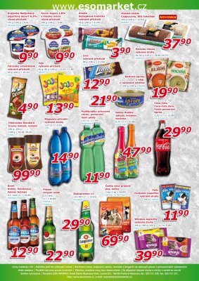 akční leták ESO MARKET 27.2.2019-10.3.2019