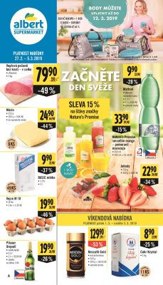 akční leták Albert 27.2.2019-5.3.2019