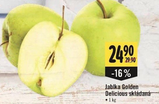 Jablka Golden Delicious