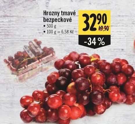 Hrozny modré bezsemenné