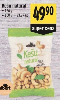 Kešu natural Albert