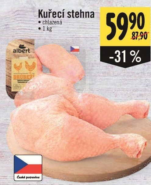 Kuřecí stehna Albert