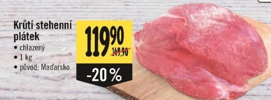 Krůtí stehenní plátek