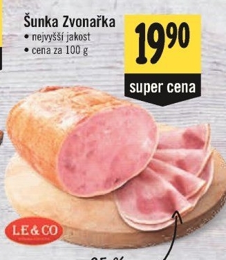 Šunka Zvonařka nejvyšší jakosti LE&amp