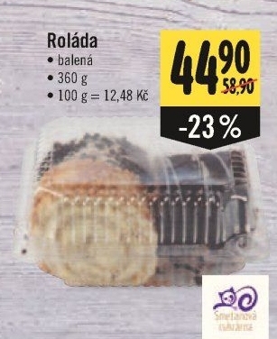 Roláda Smetanová cukrárna