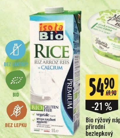 Nápoj rýžový bio Isola