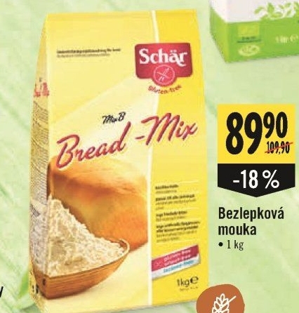 Mouka bez lepku Schär