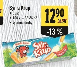 Sýr a křup Veselá kráva