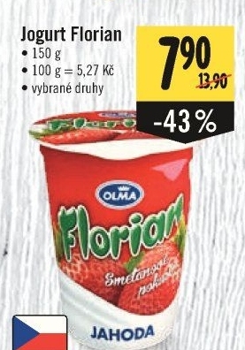 Jogurt smetanové pokušení Florian Olma