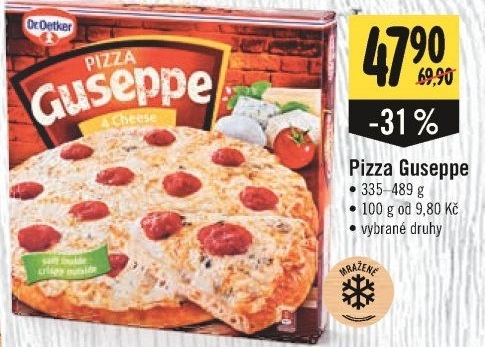 Pizza mražená Guseppe Dr. Oetker