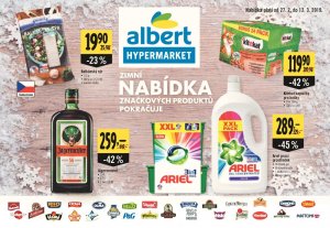 akční leták Albert 27.2.2019-12.3.2019