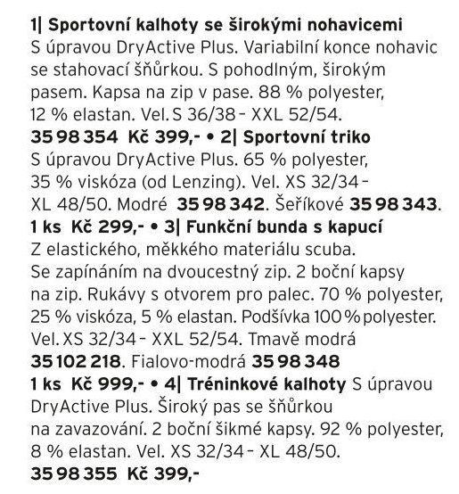 Sportovní kalhoty dámské