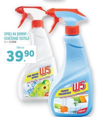 Sprej na skvrny W5