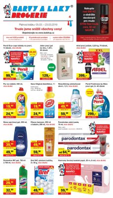 akční leták Barvy a laky drogerie 5.3.2019-23.3.2019