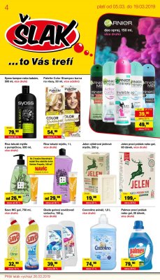 akční leták Šlak drogerie 5.3.2019-19.3.2019