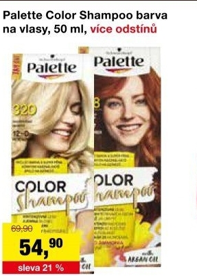 Barva na vlasy Color Shampoo Palette Schwarzkopf