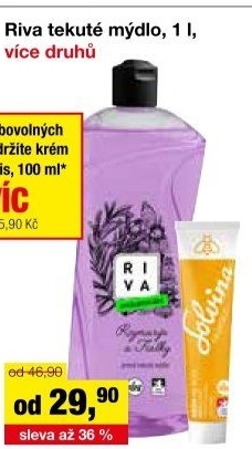 Tekuté mýdlo Riva - náplň