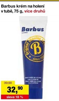 Krém na holení pánský Barbus