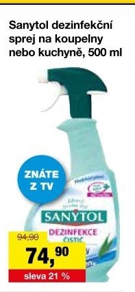 Dezinfekční čistič koupelen Sanytol