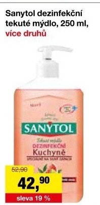Tekuté dezinfekční mýdlo Sanytol