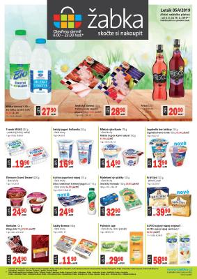 akční leták Žabka 6.3.2019-19.3.2019