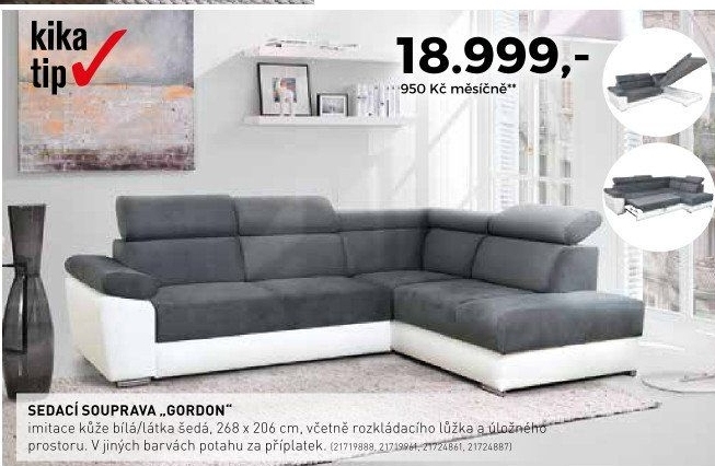 Sedací souprava Gordon - Kika nábytek akcniletaky.com