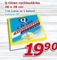 Rychloutěrka Q Clean